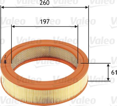 Valeo 585698 - Filtre à air cwaw.fr