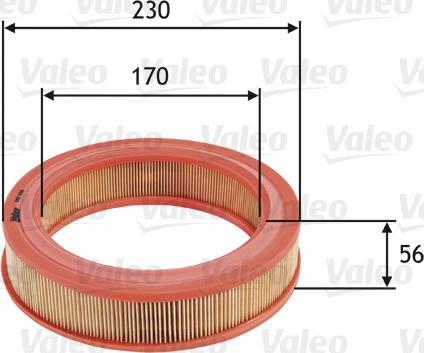 Valeo 585650 - Filtre à air cwaw.fr