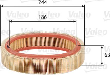 Valeo 585606 - Filtre à air cwaw.fr