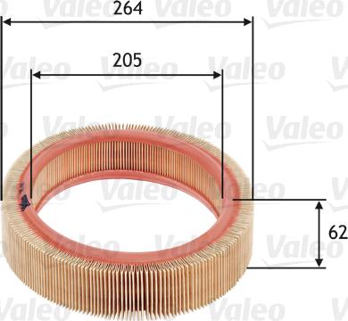 Valeo 585607 - Filtre à air cwaw.fr