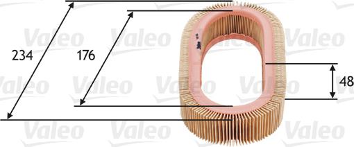 Valeo 585628 - Filtre à air cwaw.fr