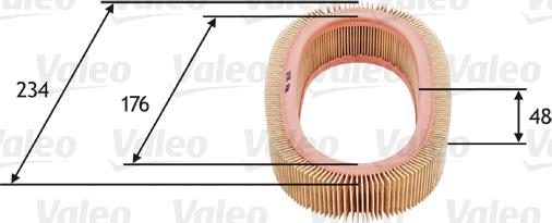 Valeo 585671 - Filtre à air cwaw.fr