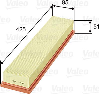 Valeo 585080 - Filtre à air cwaw.fr