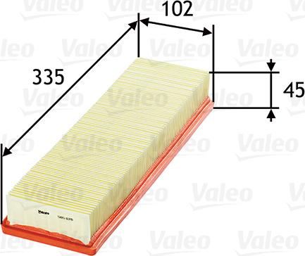 Valeo 585078 - Filtre à air cwaw.fr