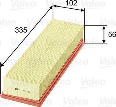 Valeo 585130 - Filtre à air cwaw.fr