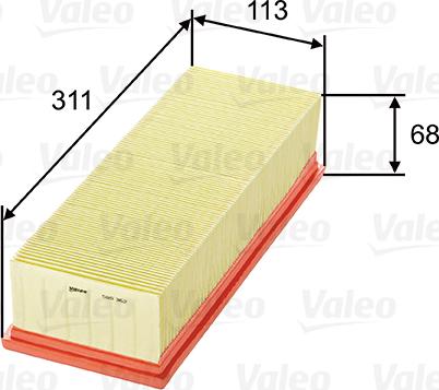 Valeo 585362 - Filtre à air cwaw.fr