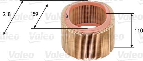 Valeo 585718 - Filtre à air cwaw.fr