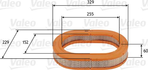 Valeo 585723 - Filtre à air cwaw.fr