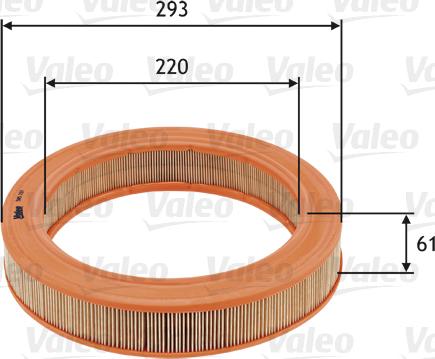 Valeo 585727 - Filtre à air cwaw.fr