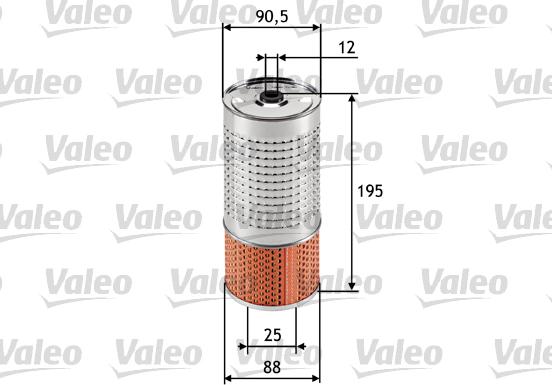 Valeo 586546 - Filtre à huile cwaw.fr