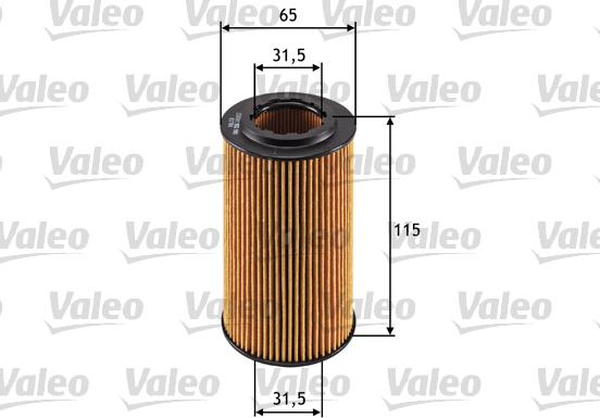 Valeo 586556 - Filtre à huile cwaw.fr