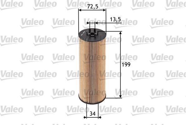 Valeo 586520 - Filtre à huile cwaw.fr