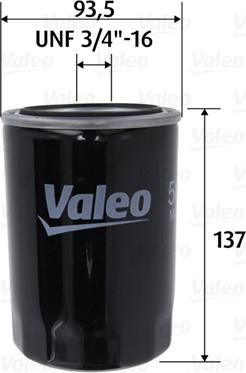 Valeo 586101 - Filtre à huile cwaw.fr