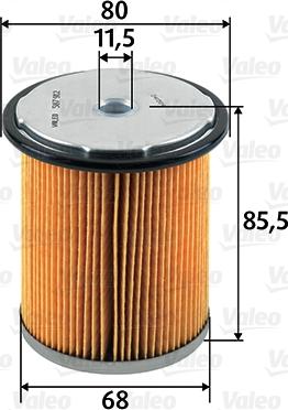 Valeo 587912 - Filtre à carburant cwaw.fr