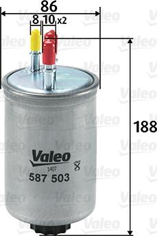 Valeo 587503 - Filtre à huile cwaw.fr