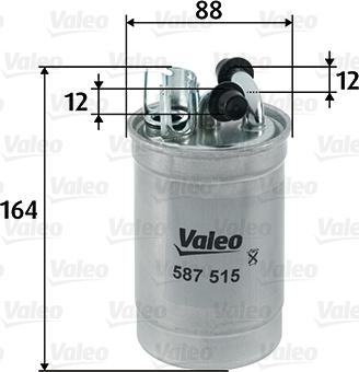 Valeo 587515 - Filtre à carburant cwaw.fr