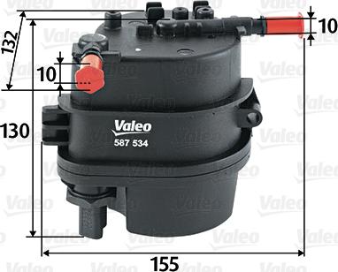 Valeo 587534 - Filtre à carburant cwaw.fr