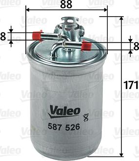 Valeo 587526 - Filtre à carburant cwaw.fr