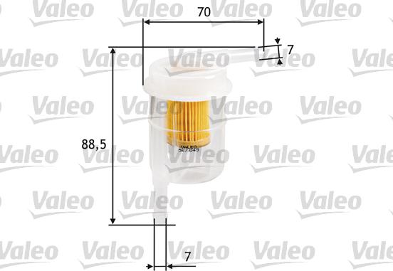 Valeo 587045 - Filtre à carburant cwaw.fr