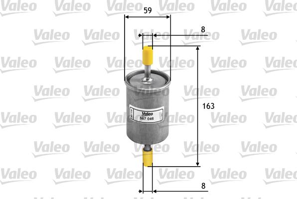 Valeo 587046 - Filtre à huile cwaw.fr