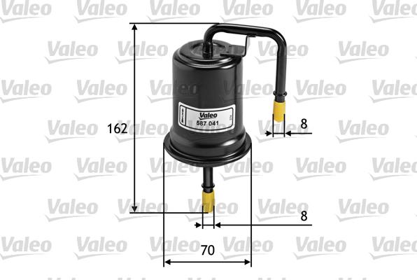 Valeo 587041 - Filtre à carburant cwaw.fr