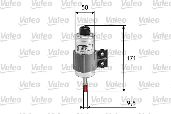 Valeo 587043 - Filtre à huile cwaw.fr