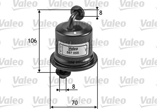 Valeo 587055 - Filtre à carburant cwaw.fr