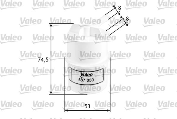 Valeo 587050 - Filtre à huile cwaw.fr