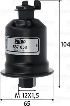 Valeo 587058 - Filtre à carburant cwaw.fr