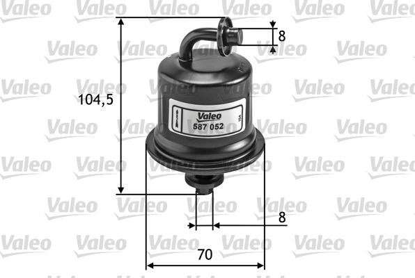 Valeo 587052 - Filtre à carburant cwaw.fr