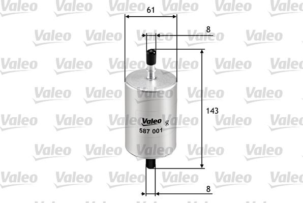 Valeo 587001 - Filtre à huile cwaw.fr