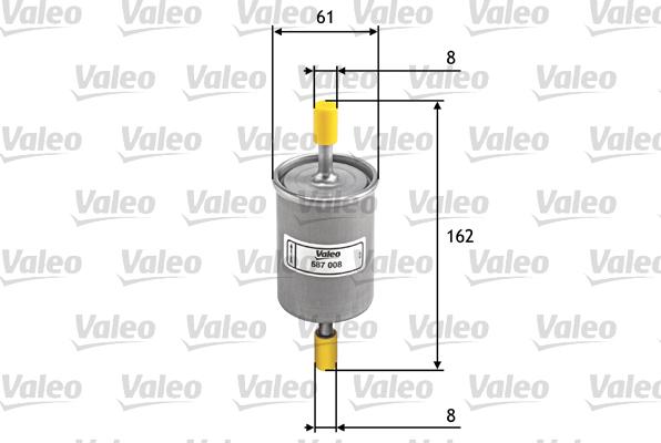 Valeo 587008 - Filtre à huile cwaw.fr