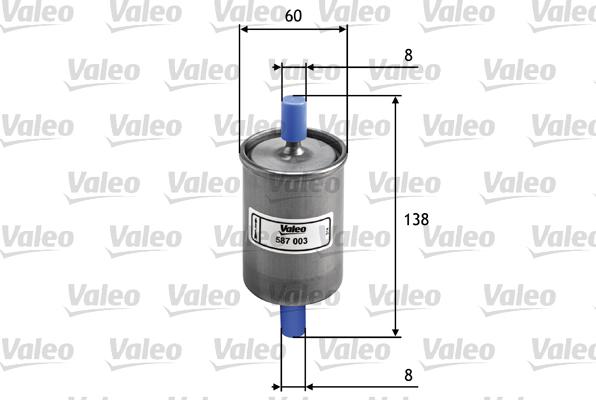 Valeo 587003 - Filtre à huile cwaw.fr