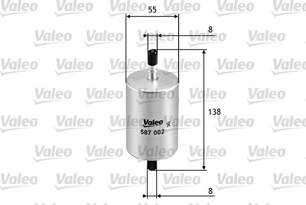 Valeo 587002 - Filtre à huile cwaw.fr