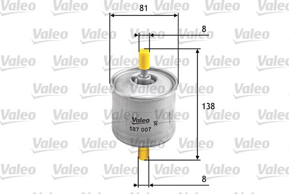 Valeo 587007 - Filtre à huile cwaw.fr