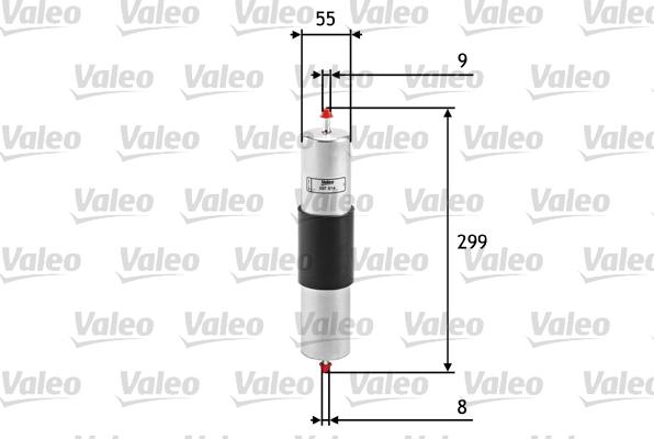 Valeo 587014 - Filtre à carburant cwaw.fr