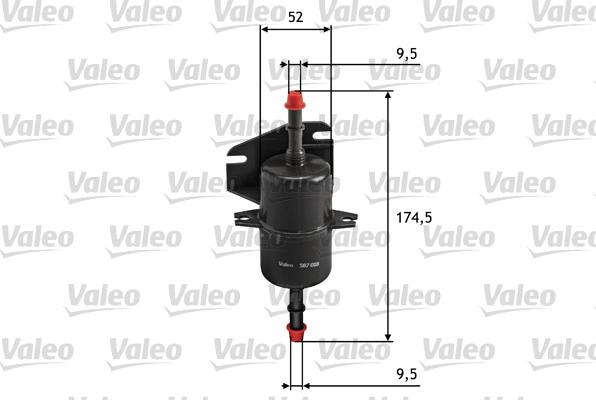 Valeo 587018 - Filtre à carburant cwaw.fr