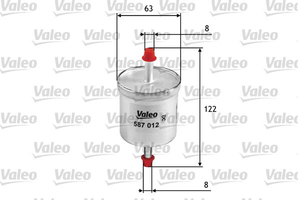 Valeo 587012 - Filtre à carburant cwaw.fr