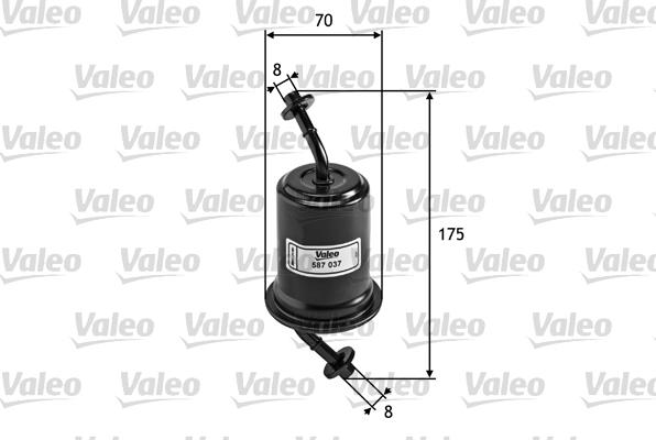 Valeo 587037 - Filtre à carburant cwaw.fr