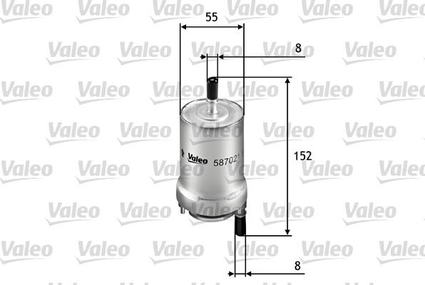 Valeo 587021 - Filtre à huile cwaw.fr