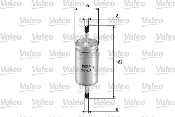 Valeo 587027 - Filtre à carburant cwaw.fr