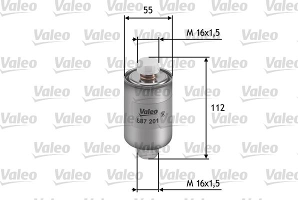 Valeo 587201 - Filtre à carburant cwaw.fr