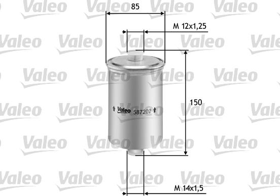 Valeo 587202 - Filtre à carburant cwaw.fr