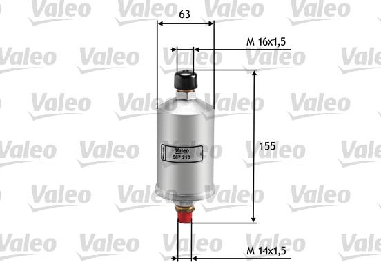 Valeo 587210 - Filtre à huile cwaw.fr