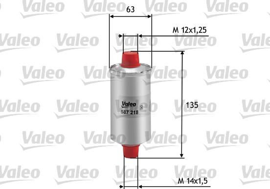 Valeo 587218 - Filtre à huile cwaw.fr