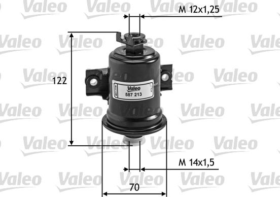 Valeo 587213 - Filtre à carburant cwaw.fr