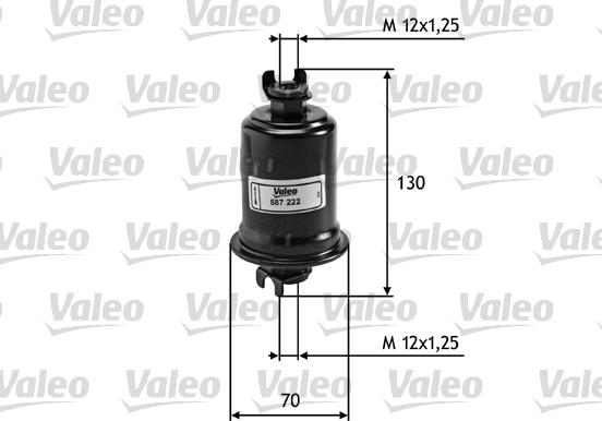 Valeo 587222 - Filtre à carburant cwaw.fr