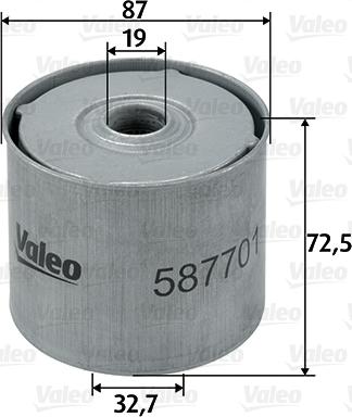 Valeo 587701 - Filtre à carburant cwaw.fr