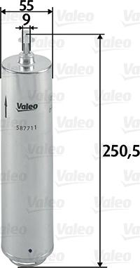 Valeo 587711 - Filtre à huile cwaw.fr