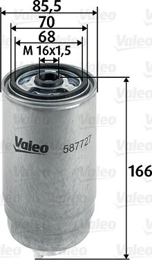 Valeo 587727 - Filtre à carburant cwaw.fr